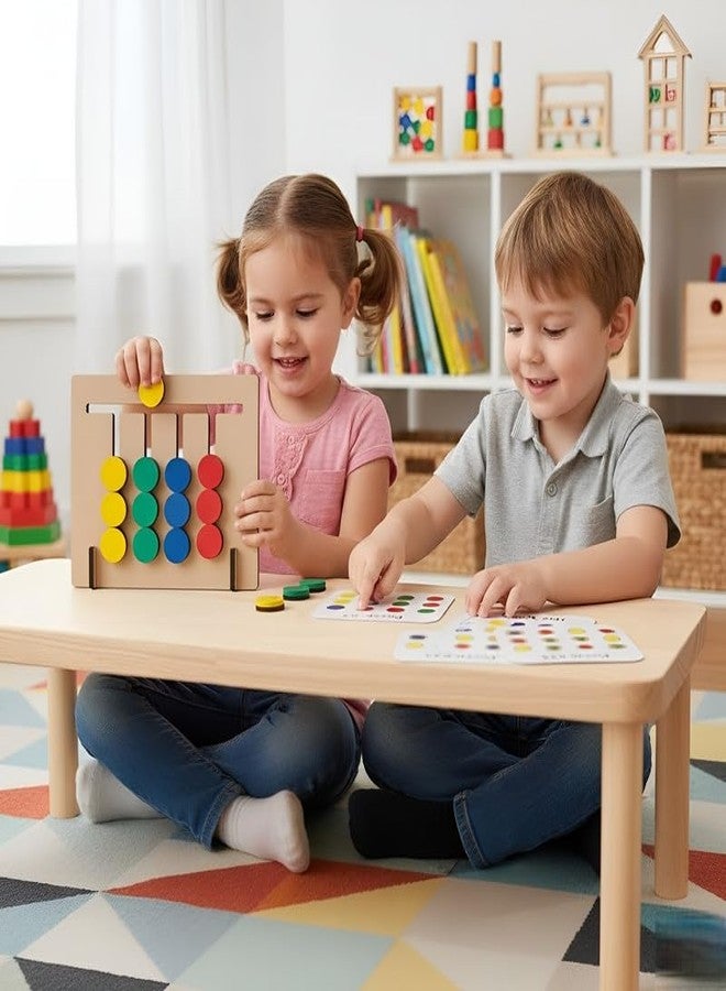 لعبة أحجية منزلقة للأطفال | لعبة مطابقة الألوان والأنماط | لعبة تنمية الذكاء STEM للأطفال الصغار ومرحلة ما قبل المدرسة | أحجية تعليمية للأولاد والبنات من 3 إلى 8 سنوات - Image 4